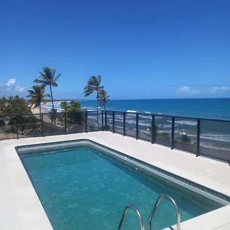Flat Pé na areia nas piscinas Nat de Porto de Gal Yanaconcha 301-3